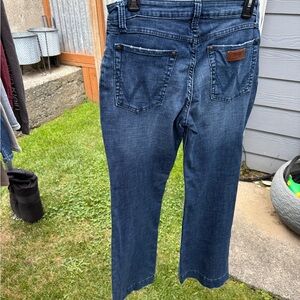 Wrangler Dark Blue Straight Leg Jeans